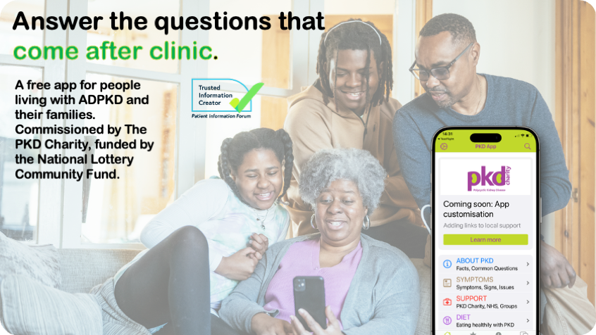 The PKD app offers guidance for people affected by ADPKD